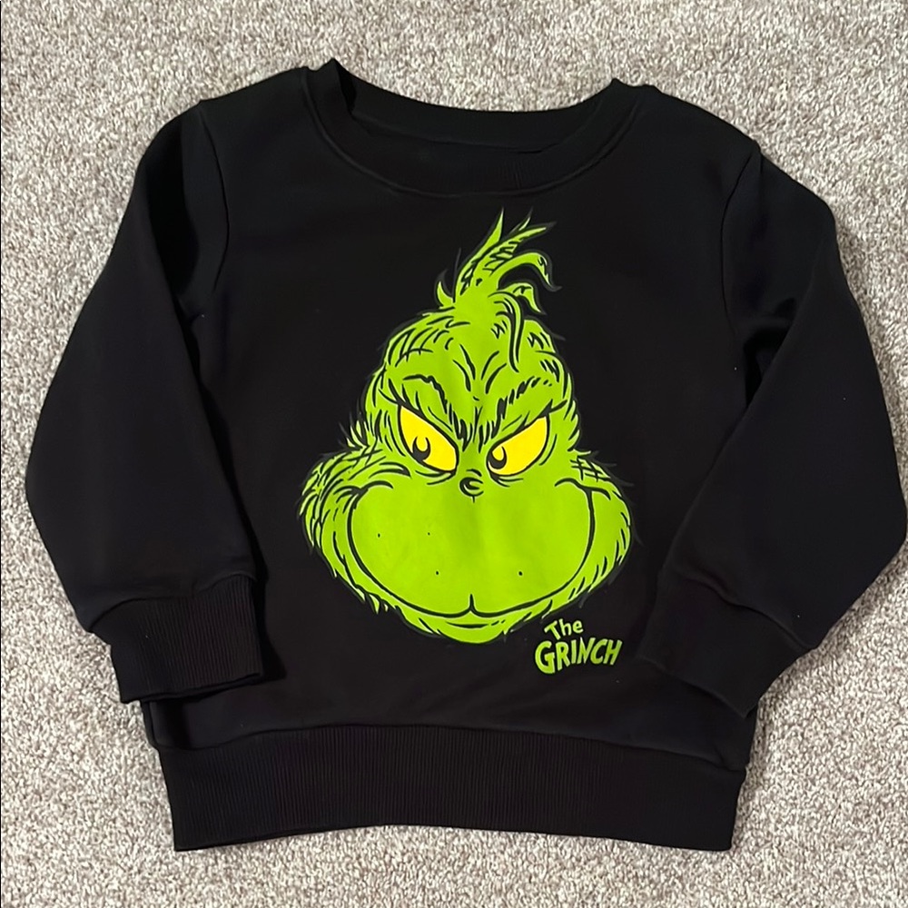 The Grinch Black Kids Sweatshirt